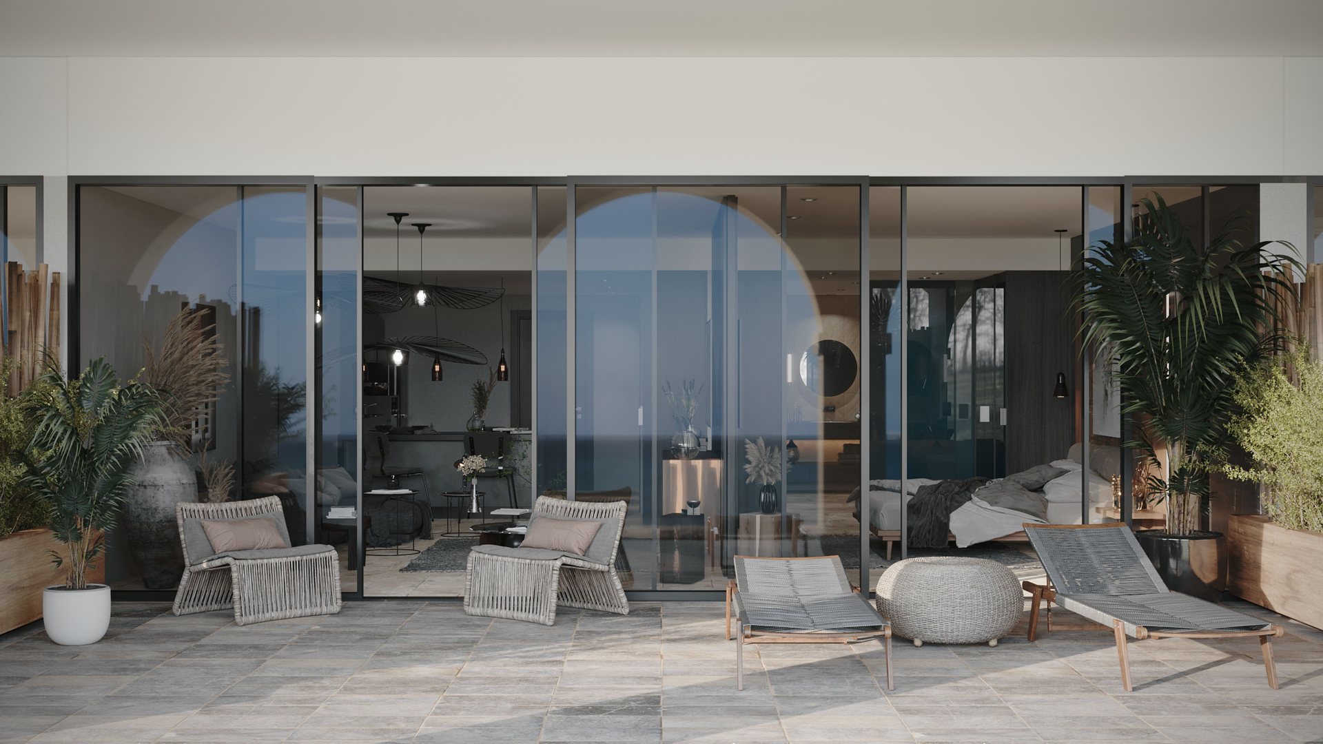 Recube Malta Otel Süit - İç Mekân Görselleştirme
